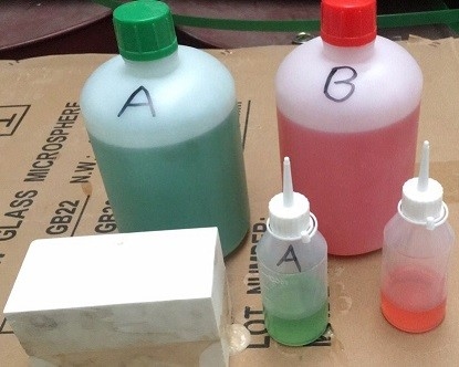 Chất kết dính màu xanh lá cây tạo mô hình nhựa Epoxy cường độ cao 2kg Gói bộ